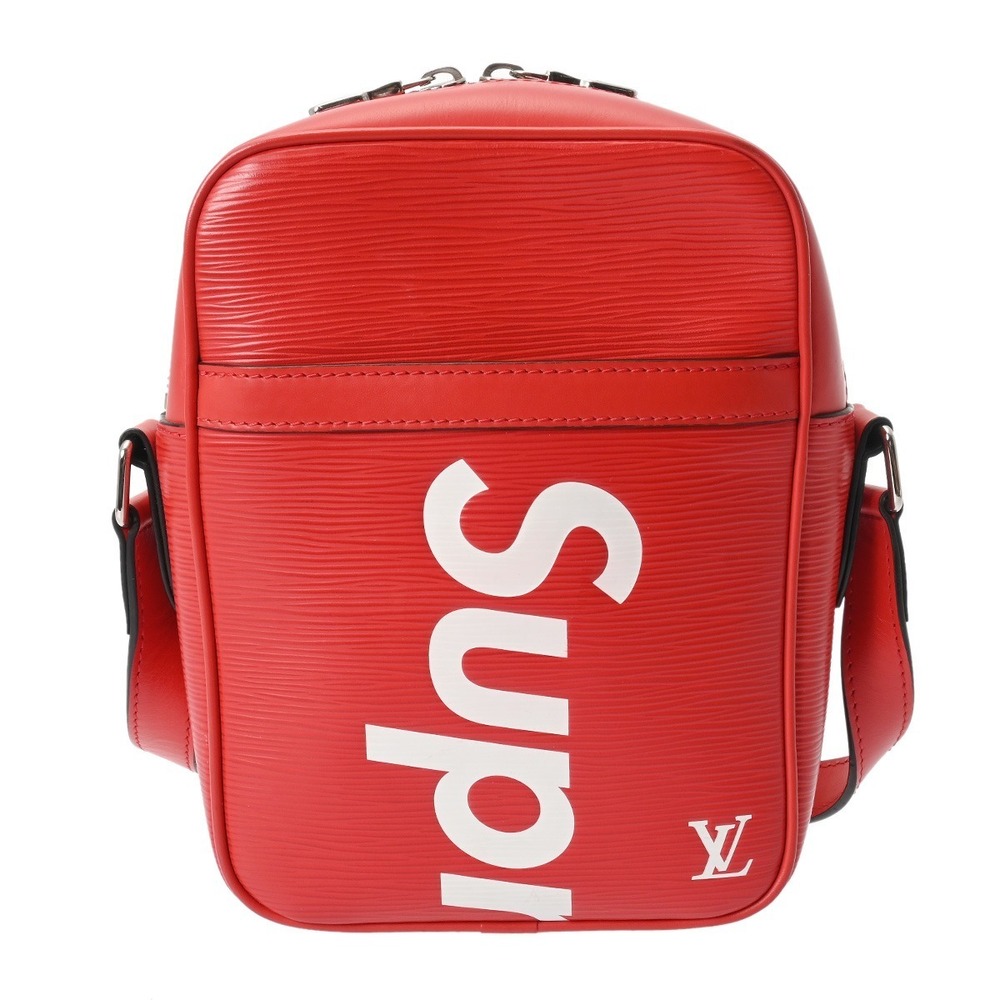 Louis Vuitton Epi Leather Danube Supreme Collaboration Red White Bag